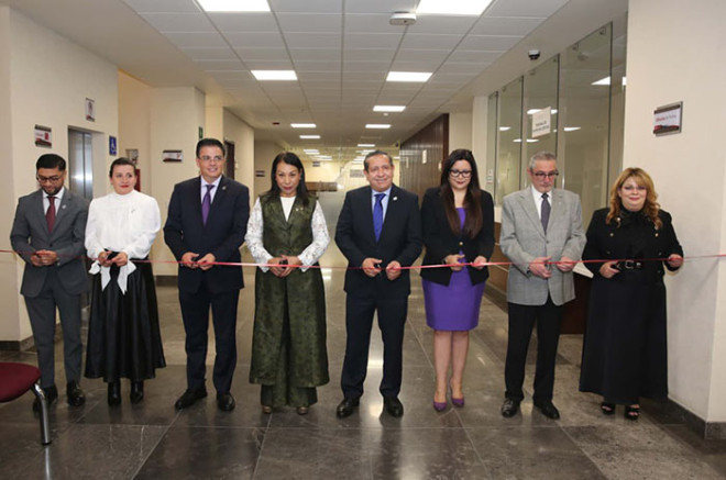 El Magistrado Héctor Macedo encabezó la inauguración de las instalaciones del Tribunal de Disciplina Judicial.