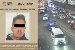 Roberto “N” de 27 años de edad fue traslado junto con el automóvil a la Agencia del Ministerio Público correspondiente. 