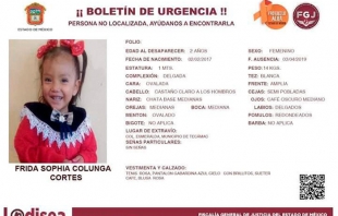 Hombre pide ayuda, le arrebataron a su hija de dos años en Tecámac