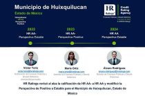La empresa calificadora evaluó con HR AA con perspectiva estable a Huixquilucan.