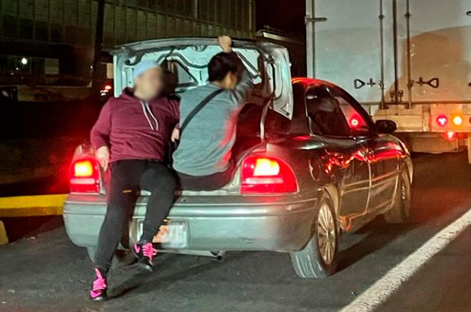 Fueron captados en el cruce con Avenida Pino Suárez, en la colonia Nueva Santa María de las Rosas.