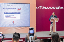 Durante La Toluqueña, el alcalde Ricardo Moreno reiteró que Toluca busca consolidarse como un municipio libre de violencia y con igualdad de oportunidades.