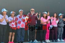 El evento deportivo fue encabezado por el secretario general de Gobierno, Horacio Duarte Olivares, y la titular de la Secretaría del Campo (SeCampo), María Eugenia Rojano Valdéz