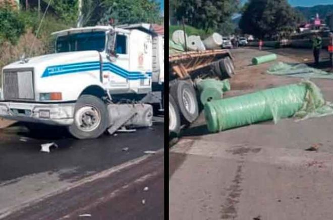 El incidente tuvo lugar en el kilómetro 21, en dirección a Santa María Aranzazu, en el municipio de Villa Guerrero.