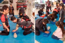 Integrantes de RINO TEAM Kickboxing K1 participaron en un taller de primeros auxilios enfocado en la atención de emergencias en deportes de contacto.
