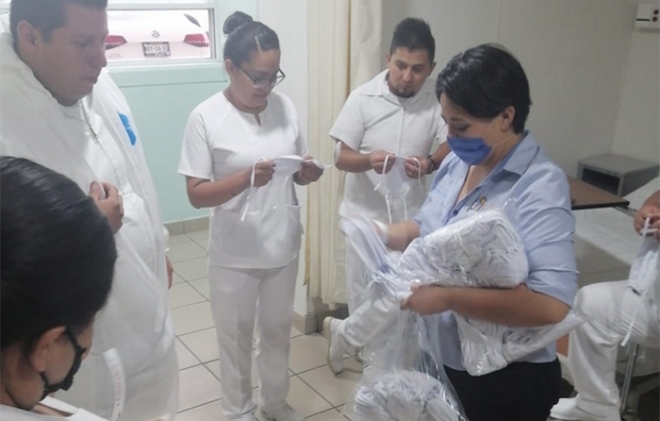 #Coacalco dona equipo de protección a la Clínica 98 del IMSS