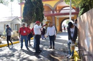 Presidenta de San Mateo Atenco en panteones del municipio