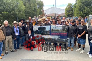 Habitantes de Jilotzingo protestan afuera del Congreso mexiquense para exigir respeto a su territorio y a su reserva ecológica