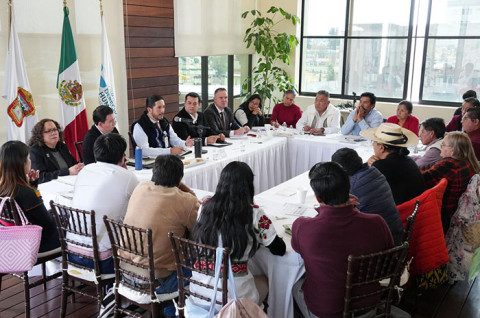 Víctor Delgado, presidente de la CODHEM, encabeza agenda de derechos para pueblos originarios en el Edoméx.