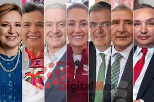 Xóchitl Gálvez, Beatriz Paredes, Santiago Creel, Claudia Sheinbaum, Marcelo Ebrard, Adán Augusto López, David Román Tamez