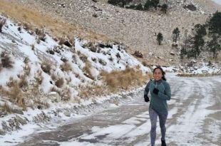 Carmen Mayan Oliver realiza un campamento de entrenamiento en el Nevado de Toluca