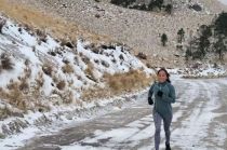 Carmen Mayan Oliver realiza un campamento de entrenamiento en el Nevado de Toluca