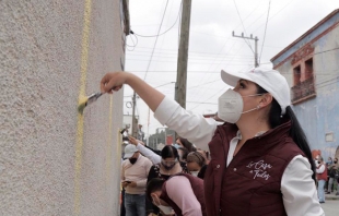 Rescata alcaldesa identidad de #Metepec dando color a sus barrios tradicionales