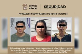 Los detenidos fueron puestos a disposición del Ministerio Público junto con el armamento y la droga asegurada tras el operativo en Atizapán de Zaragoza.
