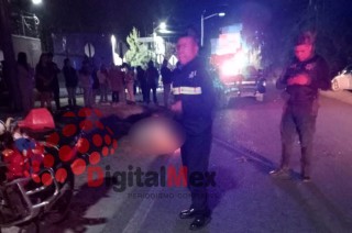 El accidente ocurrió en la colonia Rinconada de Tecaxic
