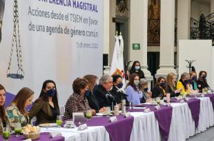 En conferencia, se refirió a sentencias ejemplares como el de los monstruos de Ecatepec, Toluca y Atizapán, además del caso Fátima.