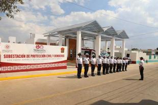 Subestación de Protección Civil y Bomberos ubicada en la comunidad de San Pedro Arriba 1a sección