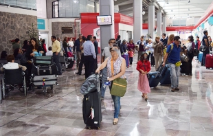Incrementa flujo de pasajeros en Aeropuerto de Toluca