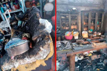 . Aunque bomberos acudieron al llamado de emergencia al 911 y actuaron con rapidez, las llamas destruyeron por completo la vivienda