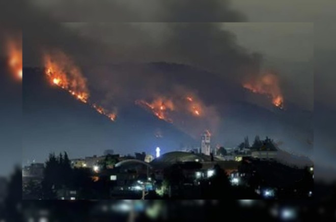 Incendio forestal en el Nevado de Toluca
