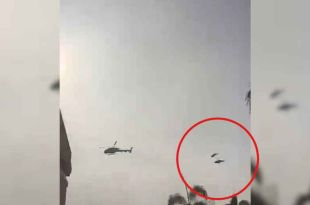 #Video: Chocan helicópteros de la Marina en Malasia; hay diez muertos