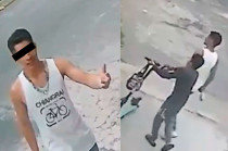 #Video: Abuelita enfrenta a ladrón con un jalador para evitar robo a su nieto en #ValleDeChalco