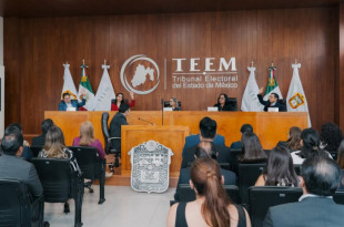 Arlen Siu Jaime Merlos tras ser elegida presidenta del TEEM