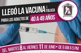 La vacunación será por orden alfabetico