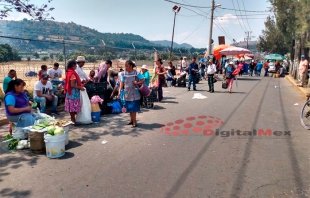 #Video: Bloquearon principales vialidades de salida y entrada al municipio de #Tenancingo