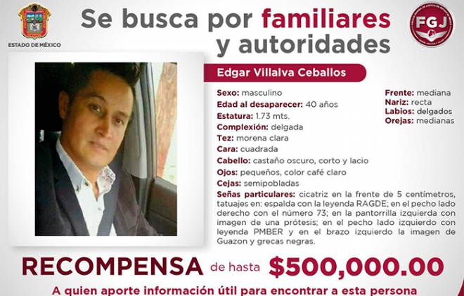 Ofrece Fiscalía recompensa por informes de hombre desaparecido en abril