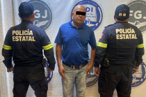 Francisco “N” de 49 años de edad, fue presentado ante la Agencia del Ministerio Público, donde se inició la carpeta de investigación.