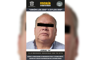 El detenido fue trasladado al Centro Penitenciario y de Reinserción Social de Santiaguito, en Almoloya de Juárez.