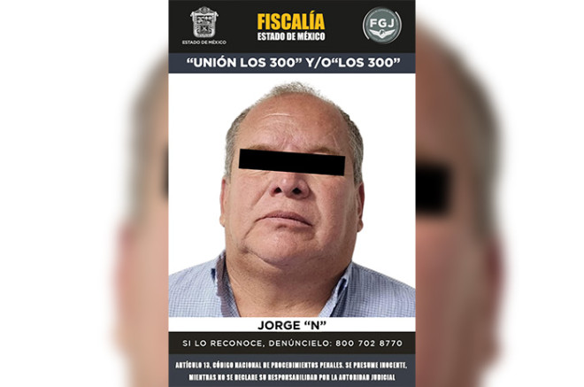 El detenido fue trasladado al Centro Penitenciario y de Reinserción Social de Santiaguito, en Almoloya de Juárez.