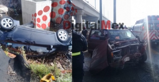 #Video: A la altura de Lerma, choque en Las Torres deja 4 lesionados