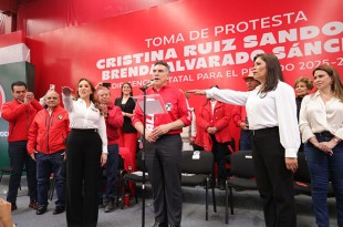 •	El Presidente del CEN del tricolor destacó que es una mujer mexiquense de palabra, comprometida, decidida y con carácter