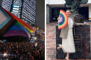 Realiza colectivo LGBT+ en México homenajes tras la lamentable pérdida de Ociel Baena.