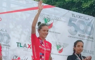 La mexiquense Gutiérrez sube al pódium en el Campeonato Nacional de Ciclismo 2019