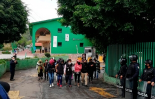 #Video: Liberan a #Feministas detenidas durante desalojo en Ecatepec