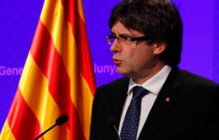 Propone Puigdemont doble investidura como presidente de Cataluña