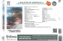 A las 5:45 horas del viernes pasado fue la última vez que la menor tuvo actividad en WhatsApp.