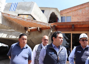 Atiende Huixquilucan a familias afectadas por el sismo
