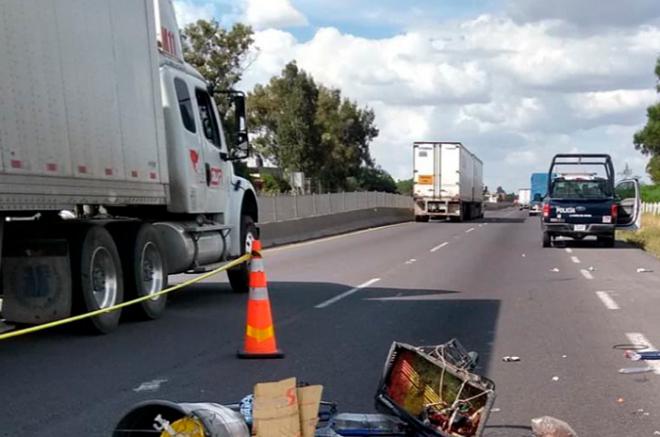 El accidente se registró a la altura del kilómetro 44+200, cuando la víctima fue alcanzada por un tráiler