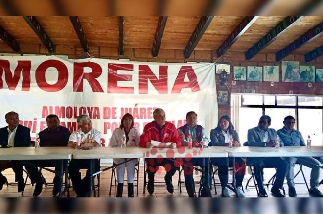 En este acto, Tomás Estrada aseguró que la militancia morenista de Almoloya de Juárez ha consolidado una extraordinaria estructura