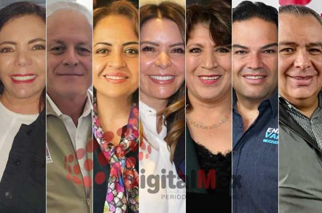 Carolina Monroy, Eric Sevilla, Ana Lilia Herrera, Laura Barrera, Delfina Gómez, Enrique Vargas, Jesús Izquierdo.