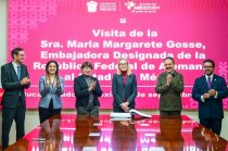 La gobernadora Delfina Gómez Álvarez se reunió con Maria Margarete Gosse, Embajadora Designada de Alemania en México.