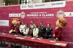Miguel Ángel Hernández Espejel informó sobre el regreso a clases en el Estado de México.