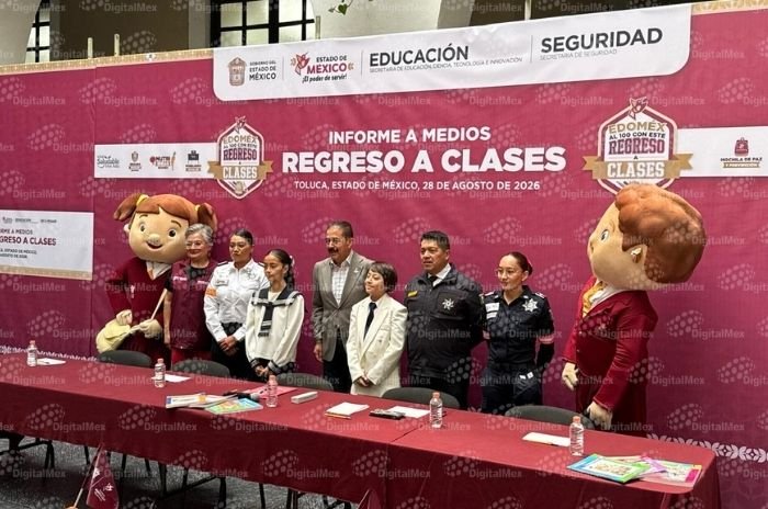 Miguel Ángel Hernández Espejel informó sobre el regreso a clases en el Estado de México.