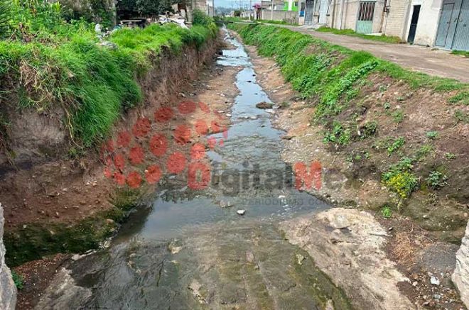 De nada sirvió embovedar el río Verdiguel en la colonia La Magdalena de San a Cristóbal Huichochitlán