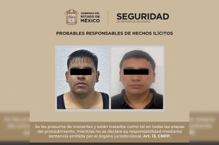 La detención fue realizada por elementos de la Policía estatal y de la Fiscalía mexiquense, luego de una denuncia relacionada con amenazas y el cobro de dinero.