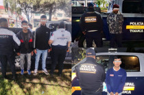 Los cuatro arrestados quedaron a disposición de la Fiscalía del Estado de México